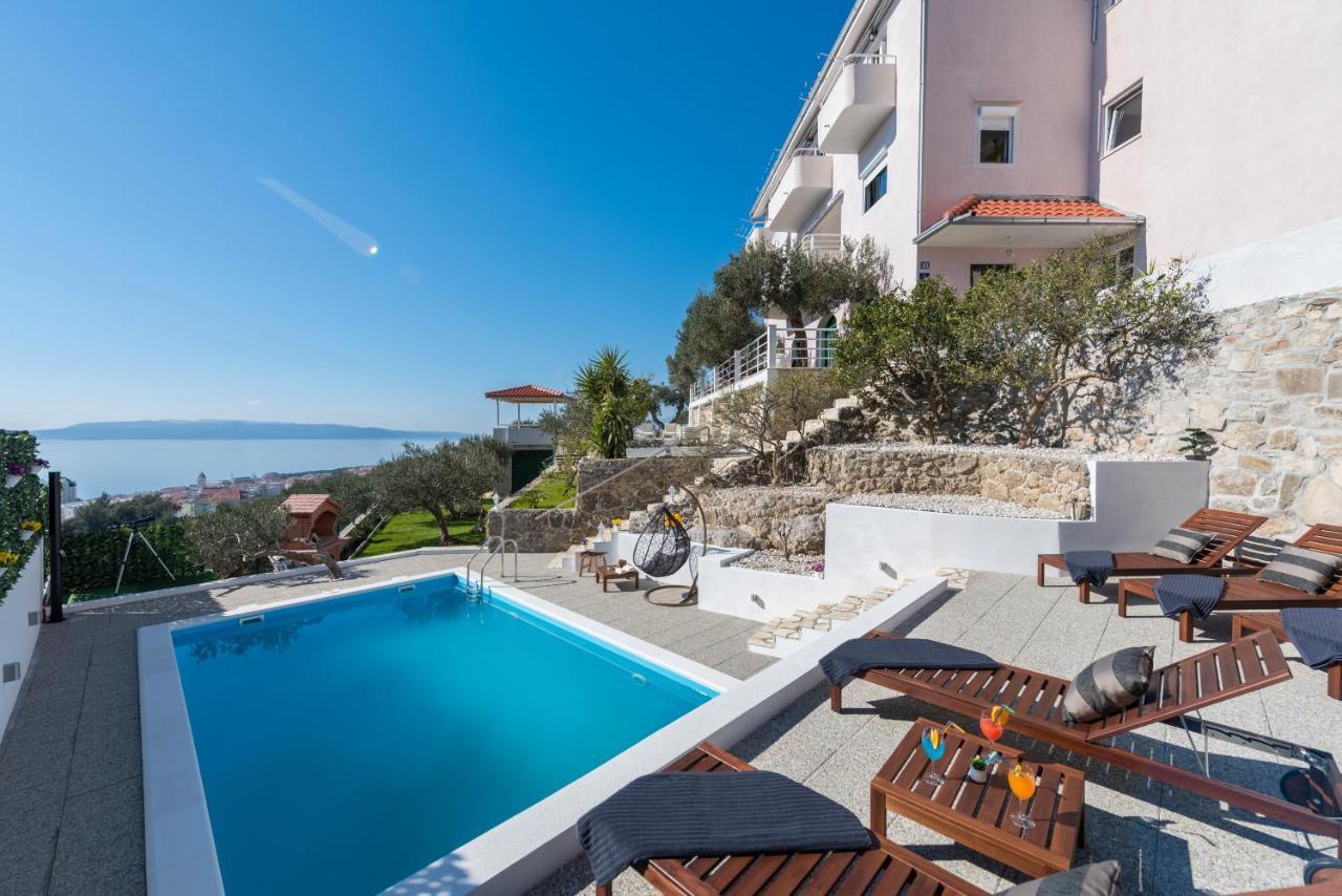 Villa Petra Apartment With Private Pool Makarská Exteriér fotografie