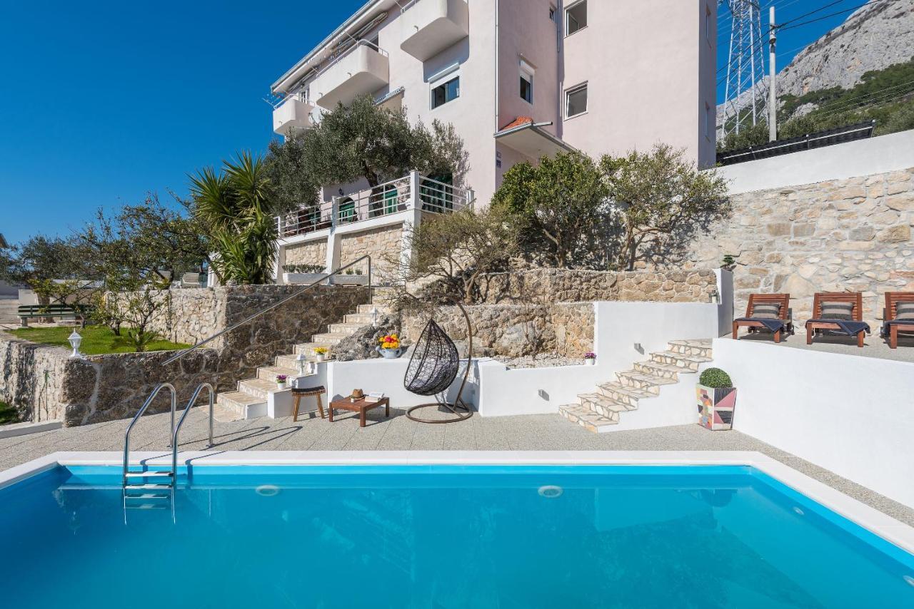 Villa Petra Apartment With Private Pool Makarská Exteriér fotografie